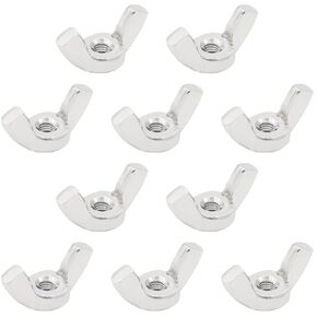 10pcs M4x0.7mm Wing Nuts, Thread Stainless Steel 304 Fasteners Parts Metric Nuts Screws Hand Twist Tighten Ear Butterfly Nut