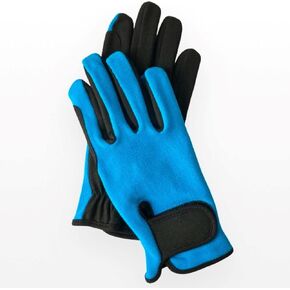 Ladies Equestrian Gloves All Sports Outdoor Sports Gloves Horse Riding (Blue, XL)