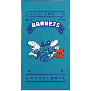 Northwest NBA Charlotte Hornets Beach Towel, 30" x 60", Hardwood Classics
