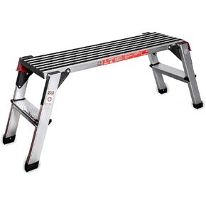 Adam's Polishes Standard Step Stool - Folding Foot Stool Ladder Or Work Bench For Auto Detailing Garage DIY Tool & Household Projects - Use During Car Wash Drying On Truck Boat or RV (38 x 12)