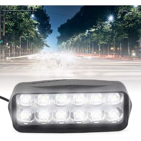 Ebike Headlight, 12V-80V High Brightness Ebike Light Electric Bike LED Lights Tricycle Conversion Light Tricycle Strong Light for Motorcycle, Electric Bike, Tricycle, 4.5 x 1.7 x 1.8in