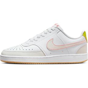 Nike WMNS Court Vision LO Adult FJ4569-100 (White/Phantom-HOT Pun), Size 8.5