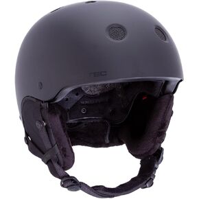 Pro-Tec Classic Certified Snow Helmet, Ideal for Snowboarding and Skiing. Also Certified for Skateboarding and Bicycling- Medium – Stealth Black
