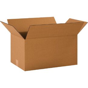 PARTNERS BRAND 20 x 12 x 10 Corrugated Cardboard Boxes, Medium 20"L x 12"W x 10"H, Pack of 20 | Shipping, Packaging, Moving, Storage Box for Home or Business, Strong Wholesale Bulk Boxes