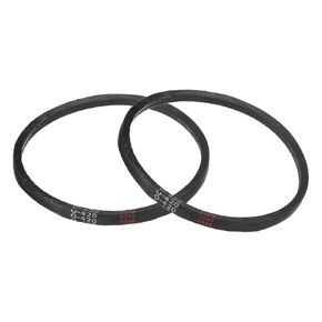 uxcell 2Pcs O-500 O Type V-Belt 500mm/19.7" Inner Length x 0.39" Width x 0.24" Height, O-Type Closed-Loop Rubber Transmission Belt