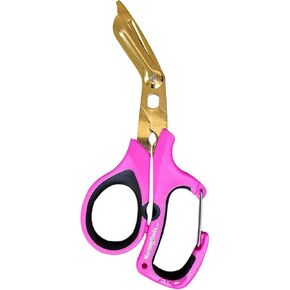 Hummingbird 8-in-1 Medical Scissors - Giant Size Trauma Shears for Nurses, Students, Practitioners & Medical Professionals (Black & Grey)