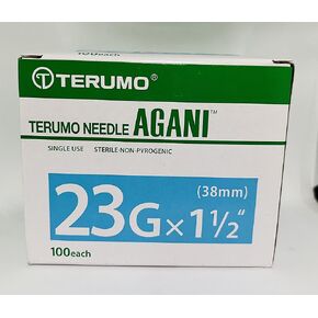 Terumo 23G x 1 1/2" (0.60x38mm) 100 Each/Pack