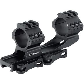 ohhunt Scope Mount 30mm 1 inch QD Quick Release Picatinny Scope Mounts 1.42 inch Center High Black