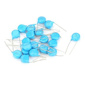 20kv Capacitor 20pcs High Voltage Ceramic Capacitor Kit 20KV 1nF 0.001uF 1000pF High Voltage Dip Ceramic Capacitor Assortment