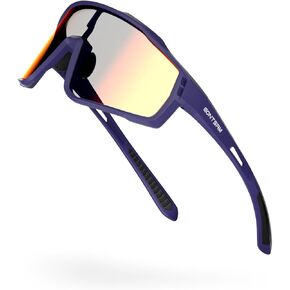 Polarized Anti-Fog Photochromic Sunglasses, UV400 Protection, Sports Sunglasses Cycling for Women Men