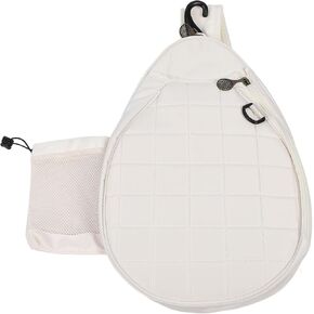 TOPINCN Tennis Crossbody Bag Chest Stripe Printed Shoulder Purse for Men Women Water Resistant Sling Bag for Tennis Racket, Pickleball Paddles, Badminton Racquet