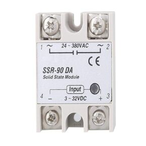 Solid State Relay Module for CNC Machine Tools Automated Control Fields SSR-90DA 90A 3-32VDC SSR DC-AC