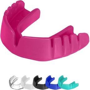 OPRO Snap-Fit Instant Level Mouth Guard – Quick Protection Mouthguard for Lacrosse, jiu Jitsu, Rugby, MMA, Boxing, Wrestling, and Football Mouthpiece – Includes Mouth Guard Case (Adult and Kids)