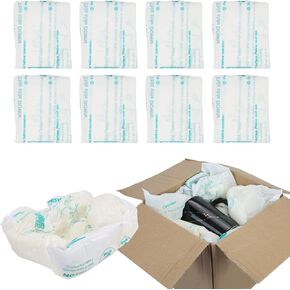 Foam Bag For Shipping, PACK of 8 Handy Foam Room Temperature Expanding Foam Packaging Bags, Instant Pack Quick Expanding Foam - Packing and Shipping Solution (pack of 8)