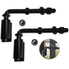 2 Pack Steel J-Bolt Hinge for Doors Gates,Heavy-Duty Welded Hinge,Heavy-Duty Driveway Gates for Welding on Larger Iron or Steel Gates (16mm)