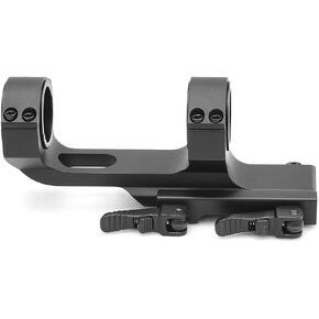 Flat Top Offset One Piece QD Scope Mount with Quick Release Cam Locks 1913 Picatinny Rails