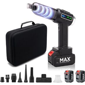 Car Vacuum Portable Cordless with Best Suction Cordless,Handheld Powerful Car Vacuum Cleaner High Power with 23000pa,Mini Car Duster Two Batteries Long Endurance