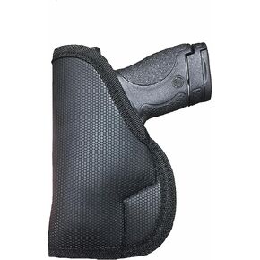 Concealed Carry Holster Fits Glock 42 Gripper Concealed Gun Hoster for Inside The Pants, Front Pocket, IWB No Clip Needed with It's Gripping Technology.