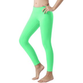 Girls Athletic Leggings High Waisted Kids Yoga Dance Pants Teen Soft Workout Running Sport Compression Tights
