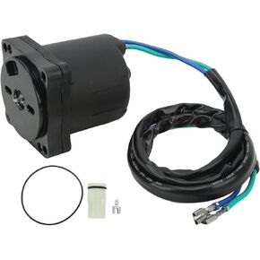 Tilt Trim Motor, 12V DC Metal Alloy ABS 38100 87L10 Outboard Motor with Sealing Ring Adapter and Key for Suzuki DF150-DF300 2004-up and Suzuki DF9.9 DF15 2004-2013