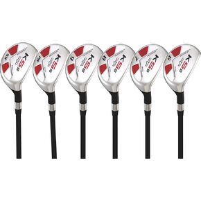 Senior Men’s Majek Golf All Hybrid Partial Set, which Includes: #6, 7, 8, 9, PW +SW Senior Flex Right Handed New Utility “A" Flex Club