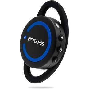 Retekess TT126R Ear Receiver, Work with TT126 Tour Guide Syetem Transmitter, Digital Technology, D-Shaped, Tour Guide Headsets for Factory, Church (1 Pack)