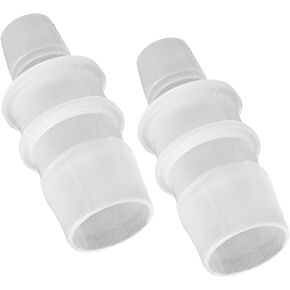 2 Pcs Plastic Hose Barb Reducer Fitting, 3/4" to 1/2" Hose Barb Union Adapter Connector Pipe Hose Fitting