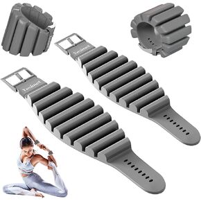 Ankle Weights for Women and Men, Adjustable Wrist and Ankle Weights Set of 2 (1Lb Each), Wearable Arm & Leg Weights for Home Gym, Yoga, Walking, Running,Swimming, Dance, Pilates, Cardio, Aerobics