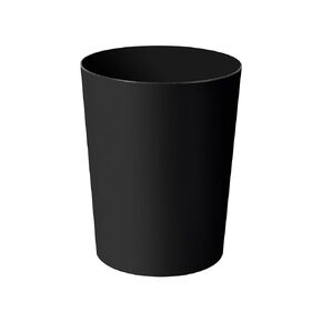 Soddeph 2.5 Gallon Trash Can,Plastic Garbage Recycling Bin,Waste Trash Bin,Round Container Bin Wastebasket forOffice,Home,Bathroom,Kitchen (Black, 1 Pack)