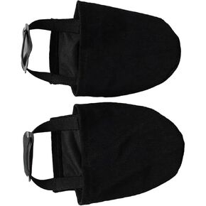 2 Pieces Bowling Shoe Covers Shoe Sliders Sports Bowling Equipment Men Women Shoe Protector Covers Shoe Accessories for Bowling Shoe Game Sports Supplies, Black