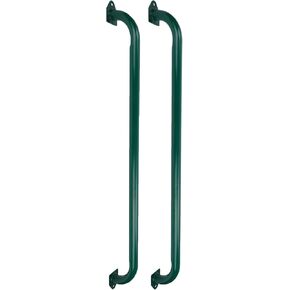 مجموعة Swing Set Stuff Inc. Swing Set Stuff مقبض الصلب الأخضر الكبير (زوج) مع ملصق شعار SSS