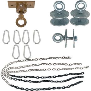 Swing Set Stuff Inc. Light Duty Tire Swivel Kit (Green) and SSS Logo Sticker