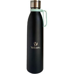 Noir Hydra Self Cleaning 24oz Stainless Steel Water Bottle with USB Charging Cable