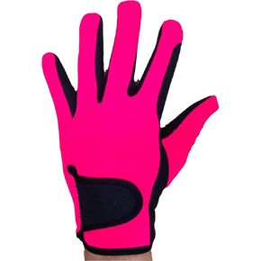 Ladies Equestrian Gloves All Sports Outdoor Sports Gloves Horse Riding (Pink, XL)