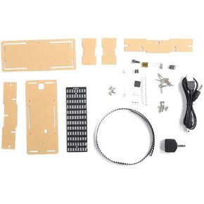 Music Spectrum Display DIY Kit, Microcontroller LED Electronic Kit DIY Spectrum Analyzer 5V Long Service Life
