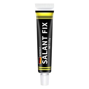 Adhesive for Shower Curtain Rods, High Strength Adhesive, Glue for for Tiles, Steel, Real Woods, Glasses, Marble, Slow Dry Modified Silicone Sealant, White Color, Weight 0.4 oz.
