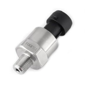 Pressure Transducer 100 PSI 1/8" NPT Thread Stainless Steel Pressure Transducer Sender Sensor for Oil Fuel Air Water 100PSI
