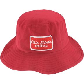 ZHATS Standard NCAA Officially Licensed Bucket Hat Patch Team Color Brick, Large-X-Large