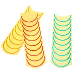 Pressure Gauge Decals:3 Sheets Gauge Sticker Pressure Gauge Decal Arcs Stickers Pressure Range Display Identification Labels (10 Pieces/Sheet)
