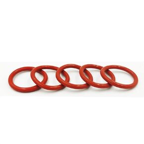 30 PCS O-Rings Silicone Round Seal Grommets 33mm OD 26mm ID 3.5mm Width O Rings Washer Sealing Ring Gasket Red