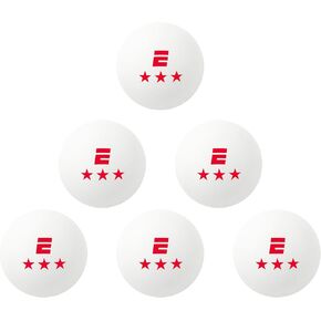 ESPN 3 Star Ping Pong Balls (Set of 6) - Table Tennis Balls Ideal for Kids Games, Family Games, and Game Night