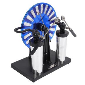 Electrostatic Induction Motor PVC Hand Crank Spark Discharge Static Electrostatic Motor Wimshurst Machine with Brighter Spark, Longer Discharge Time