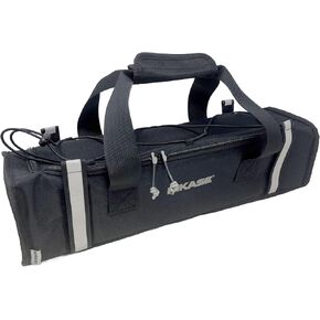 Battery Rack and Carry Bag for Ebike - Flame Resistant Material - Take an battery extra for your ride and storage. Made with flame resistant inner liner and foam liner for protection of battery.