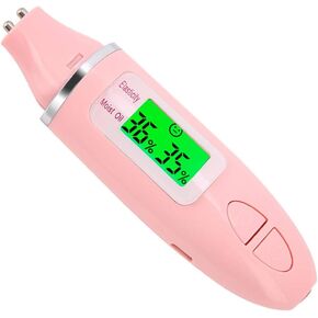Facial Moisture Tester, Skin Hydration Tester Digital Skin Analyzer Hydration Monitor Water Oil Sensor Detector LCD Display Meter Face Care Device for Traveling Home Beauty Salon Gift Girls Women