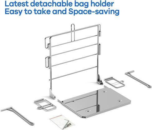 MSKT 2024 Latest Grocery Plastic Bag Holder for Grocery Bags Shopping Bag Dispenser Bag Stand Rack for Supermarket in Saudi Arabia