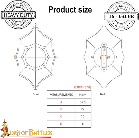 Lord of Battles Late Medieval Steel Buckler Archers Combat Buckler Shield Handmade Medieval Fencing Buckler Shield in Saudi Arabia
