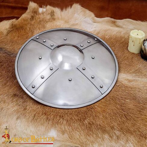 Lord of Battles Late Medieval Steel Buckler Archers Combat Buckler Shield Handmade Medieval Fencing Buckler Shield in Saudi Arabia
