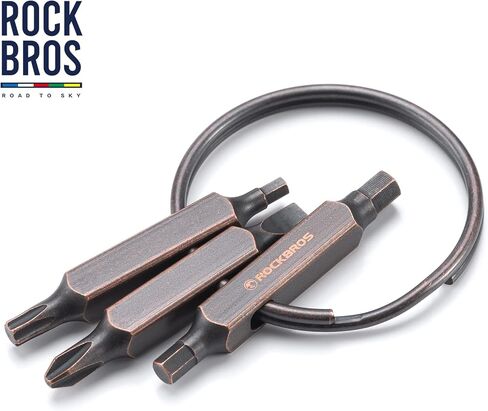 ROCKBROS Bike Multitool - Hex4/5، Hex3/T25، PH/SL مفك براغي - مجموعة أدوات الدراجة خفيفة الوزن شديدة التحمل in Kuwait
