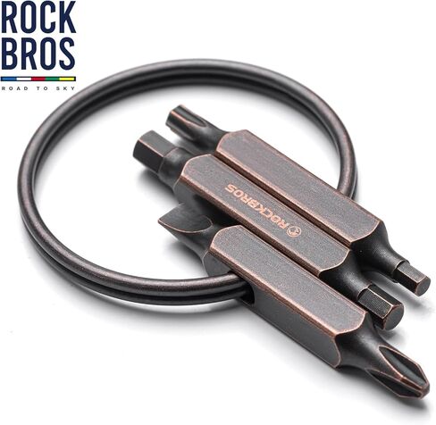 ROCKBROS Bike Multitool - Hex4/5، Hex3/T25، PH/SL مفك براغي - مجموعة أدوات الدراجة خفيفة الوزن شديدة التحمل in Kuwait