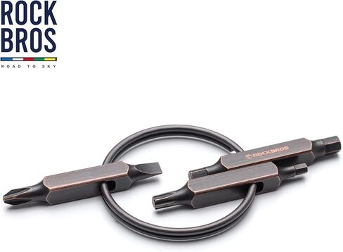 ROCKBROS Bike Multitool - Hex4/5، Hex3/T25، PH/SL مفك براغي - مجموعة أدوات الدراجة خفيفة الوزن شديدة التحمل in Kuwait